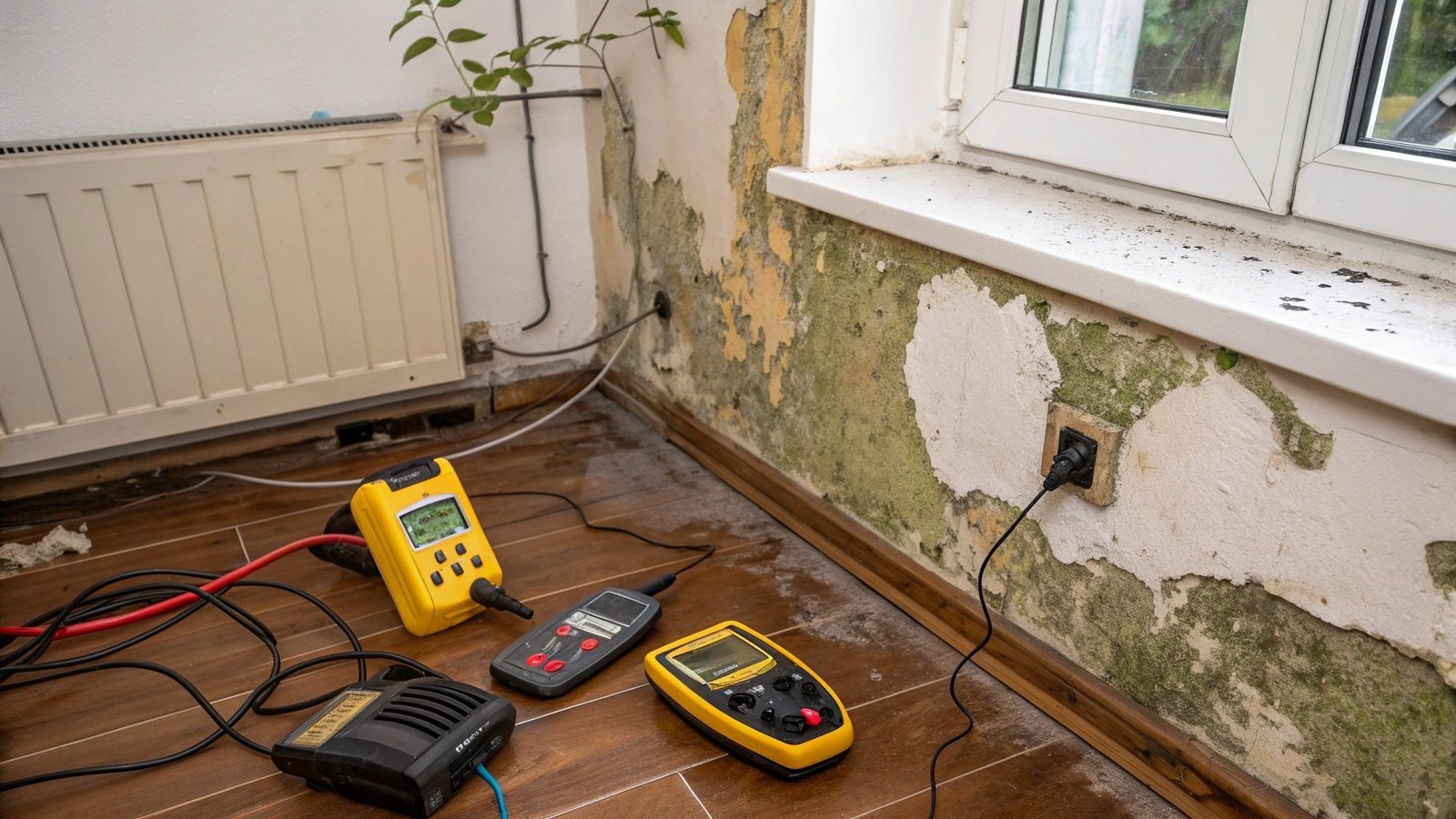 Identifying damp problems during surveys